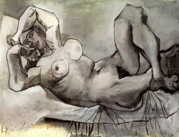 Femme couchee Dora Maar 1938 cubiste Pablo Picasso Peinture à l'huile